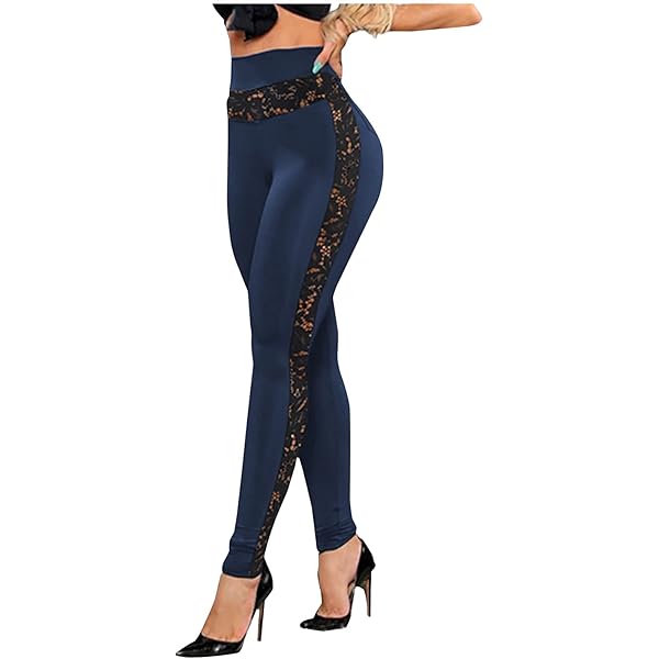 Amazon.com: Women Sexy Leggings with Lace Workout Clothing Stretch