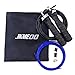 JKMEOO Speed Jump Rope, Professional Rapid Ball Bearings Rope Skipping with Adjustable Cable for Cardio Workout, Fitness Training & Skipping Exercise with Free Carry Case & Spare Screw kit (black)