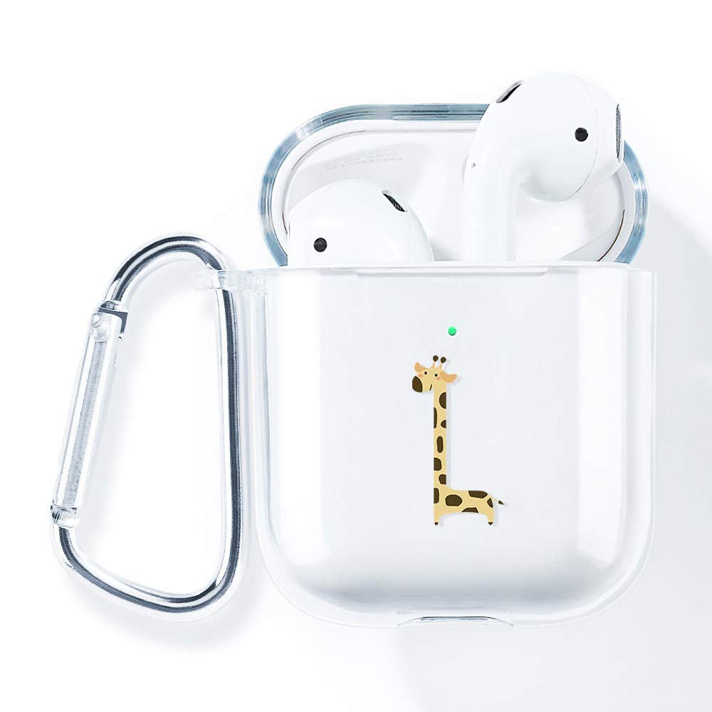 AKABEILA Compatible with Case Airpods 2 Case Clear Pattern Cover for Women Men, Dinosaur Airpod Case Cute with Design Apple Air Pod 2 Charging Case Supports Wireless & Cable Charging Anti-Fall