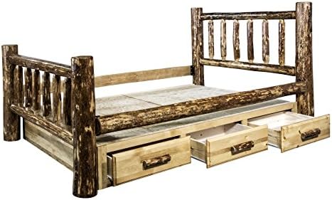 Montana Woodworks Glacier Country Collection Bed with Storage, California King