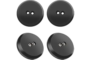 ADTOPI Samman Corvette Jack Pucks Aluminum Jack Pad Jacking Puck Adapter Support Compatible with Chevrolet Corvette C5 C6 C7 C8, Leave in Lifting Pads Compatible with Porsche Frame Rail (4-Pack, Black)