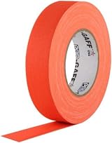 Pro-Gaff RS127OR24X25 Fluorescent Matt Cloth Tape 24 mm x 25 yd Orange view 2