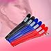 Frcolor 12Pcs Plastic Metal Duck Bill Clip Non-slip Rubberized Multicolor Duck Teeth Bows Salon Hair Grip