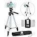 DIGIANT 50 Inch Aluminum Camera Phone Tripod+ Universal Tripod Smartphone Mount for iPhone Samsung and Other Brands Smartphones+Carrying Bag