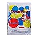 Party Decorations Balloons,100 Pack 12 '' Ultra Thickness Latex Balloons (Gold and White and Black Color)