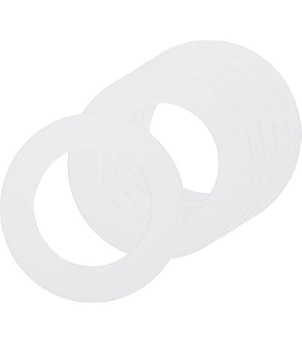 M METERXITY 2-Pack Goof Rings for 2 Inch Recessed Lights, 2 ID 3 OD Durable Steel Trim Ring Flush Mount White Can Light Trim Ring Cover for Ceiling Can Downlights M METERXITY 2-Pack Goof Rings for 2 Inch Recessed Lights, 2 ID 3 OD Durable Steel Trim Ring Flush Mount White Can Light Trim Ring Cover for Ceiling Can Downlights