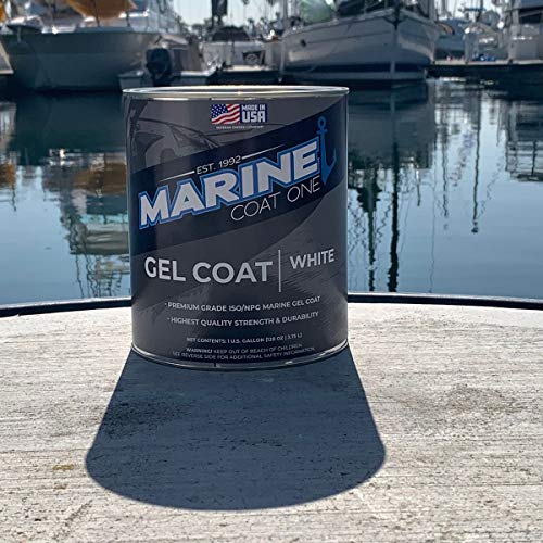 MarineCoat One Premium Marine Gelcoat with Tinting Pigments for Your Perfect Match (White with