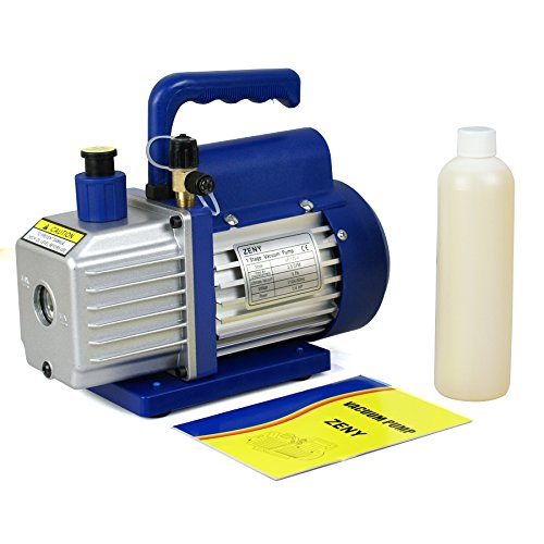 image for F2C 3.5CFM 1/4HP HVAC Air Vacuum Pump Kit with/AC Refrigeration Gauge,