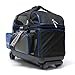 Pyramid Path Deluxe Double Roller with Oversized Accessory Pocket Bowling Bag (Royal Blue/Silver)