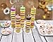 Acrylic Donut Stands Display, Clear Bagels Doughnut Holder for Wedding Birthday Party Treat, 5 pieces