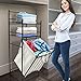 Sorbus Bathroom Tower Hamper Organizer - Features Tilt Out Laundry Hamper and 2-Tier Storage Shelves - Great for Bathroom, Laundry Room, Bedroom, Closet, Nursery, and more