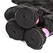 ISEE Hair 8A Unprocessed Brazilian Virgin Body Wave Human Hair One Bundles 100% Unprocessed Human Hair Extensions Natural Black (26'')