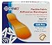Flexible Fabric Bandages - Flex Fabric Adhesive Bandages Finger-Tip Bandages Knuckles and Thumb Bandages for Finger Care and to Protect Wounds from Infection - (100 Count Box)