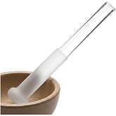 SUPVOX Acrylic Singing Bowl Mallet, Lightweight Striker with Soft Rubber | Premium clear acrylic material, soft rubber tip creates pure resonance, singing bowls for yoga, meditation and sound therapy