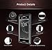 Sony Xperia XA1 Ultra Case, Bpowe Armor Tank Aluminum Metal Gorilla Glass Shockproof Military Heavy Duty Sturdy Protector Cover Hard Case for Sony Xperia XA1 Ultra (Black)
