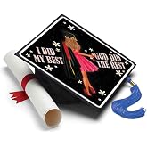 Tassel Toppers Woman Custom Graduation Cap, Graduation Cap Topper &amp; Design