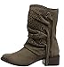 Naughty Monkey Women's Vamp Phyer Ankle Bootie, Taupe, 6 M US