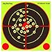 JingZhouYang Shooting Targets 10 Inch Self Adhesive Paper Reactive Splatter Targets Stickers 40 & 20 Pack for Gun Rifle Pistol Bb Gun Airsoft Pellet Gun Air Rifle