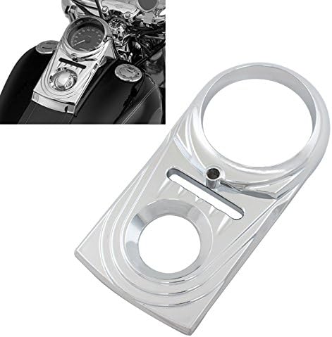 Chrome Dash Panel Insert Cover Die Cast Sculpted For Harley Dyna Fatboy Softail 2000-2016