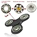 Moopai The Anti-Anxiety Fidget Spinner Helps Focusing Fidget Toys Premium Quality EDC Focus Toy for Kids & Adults Best Stress Reducer Relieves ADHD Anxiety and Boredom(Black)