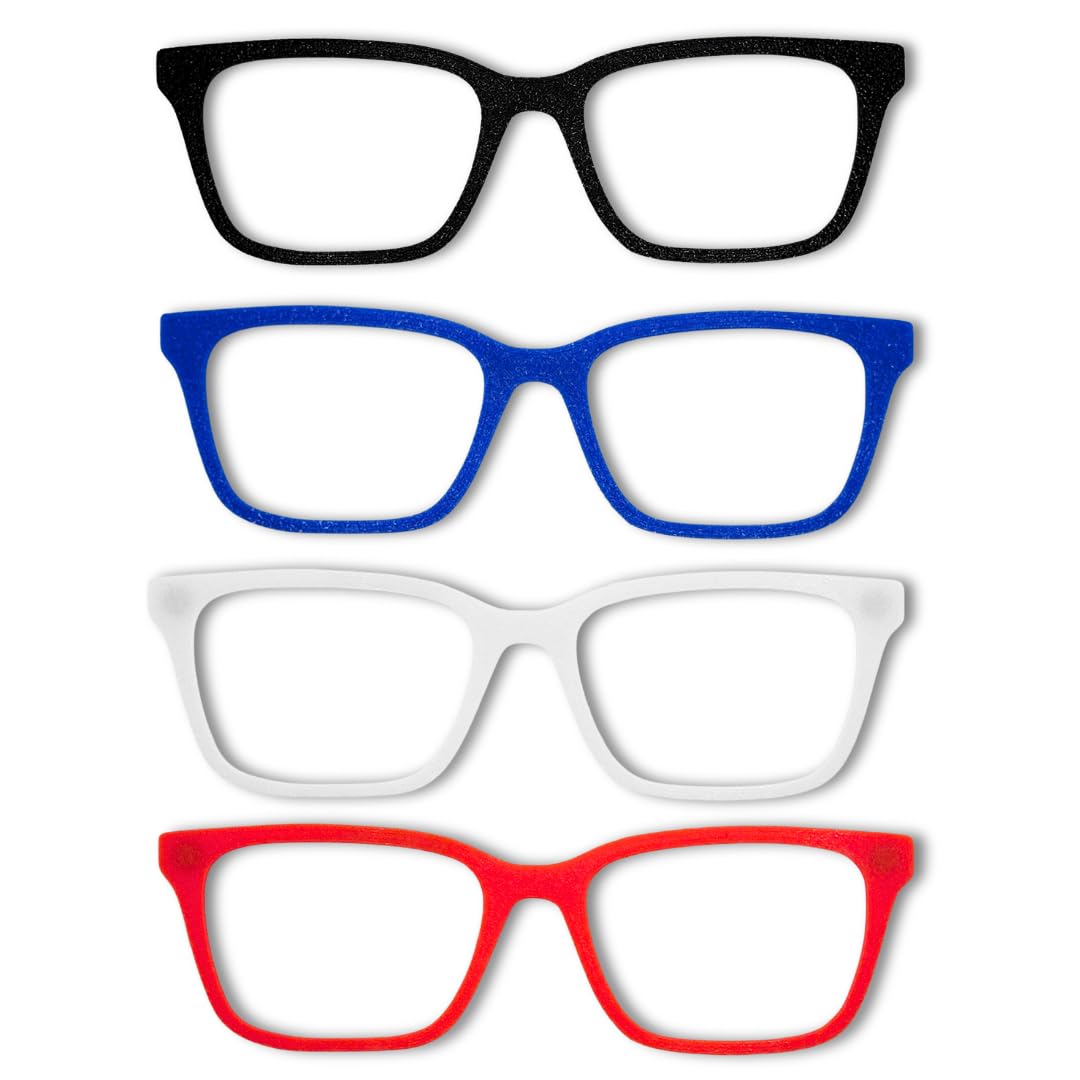 Photo 1 of Magnetic Eyewear Frame Toppers, LARKIN Pair Eyewear Compatible Blank Toppers