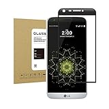 G5 Screen Protector MaxDemo Edge to Edge Ultra HD Premium Shield Tempered Glass, Oil Resistant Coated [ Anti-Bubble][Anti-Scratch] Screen Protector for LG G5 Black