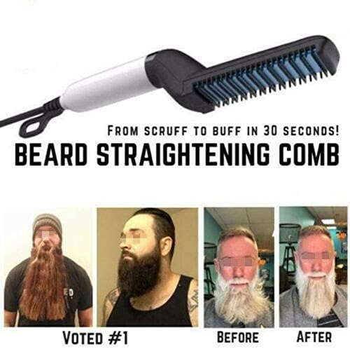 Saking TameFinish Beard Straightening Comb -MediFit Show Cap Men 2019