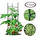 Tomato Cage 5ft 6-Pack Large Tall Tomato Cages Tomato Stakes Plants Supports Garden Stakes,40 Clips and Plant Ties Include, Green