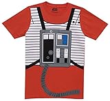 Star Wars I Am Luke Skywalker Flight Suit Mighty Fine Adult Costume T-Shirt Tee