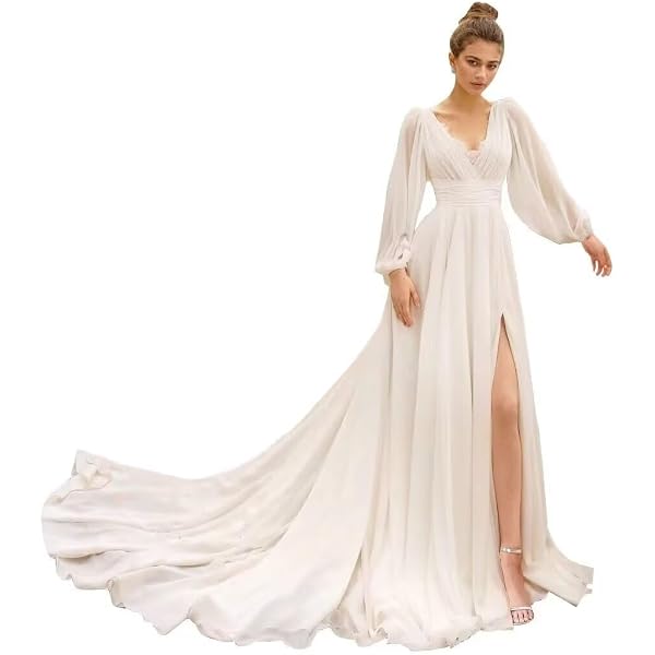 Amazon.com: Women's Long Lace Beach Wedding Dresses for Bride 2021  Sweetheart A Line Boho Bridal Gowns Champagne 20 Plus Size : Clothing,  Shoes & Jewelry