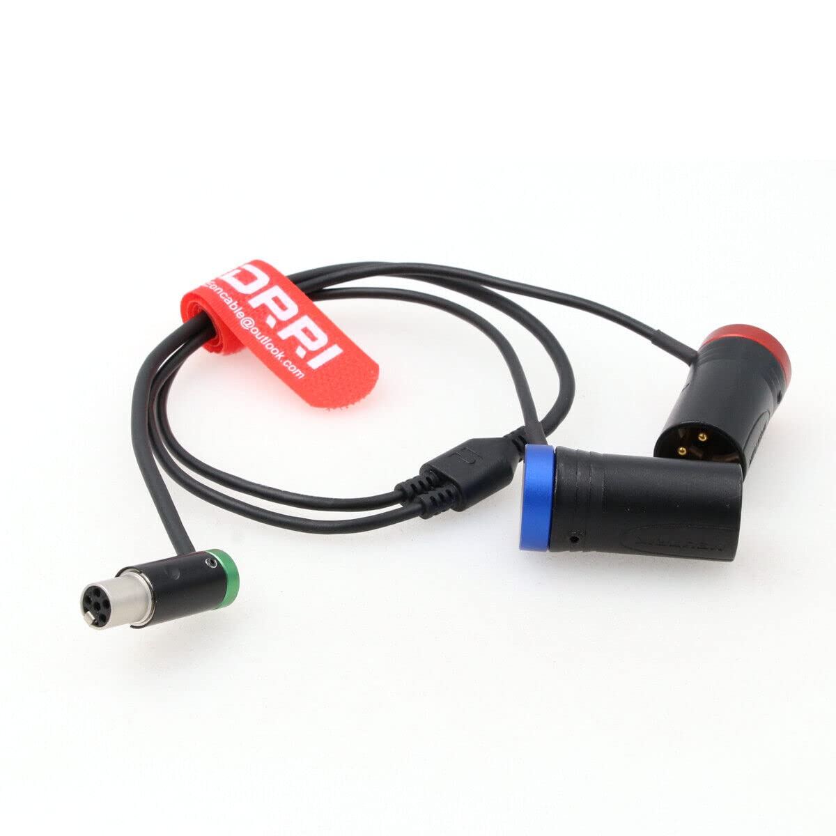 DRRI Lectrosonics SRc5P SRb5P 2 Channel Audio Output Cable Low Profile XLR 3Pin to TA5F for Sound Devices 633, 664, 688, 302, 552, 788T