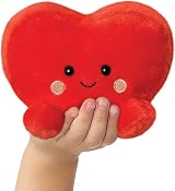 Aurora Palm Pals Amore Heart 5In Eco-Friendly Red Plush Toy view 2