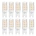 Ustellar 10 Pack G9 LED Bulb, 5W (50W Halogen Bulbs Equivalent), 340lm, 3000K Warm White ,Non-Dimmable G9 LED Light Bulb, AC 120V, 360° Beam Angle, G9 Base, Corn Light Bulb for Home Lighting