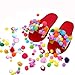 Richness Assorted Pom Poms Assorted Pompoms for Craft Making with Wiggle Googly Eyes Multiple Colors & Sizes, DIY Creative Decorations Pack of 220pcs