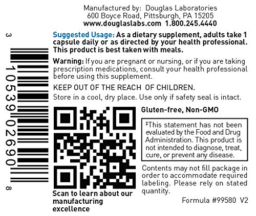 Douglas Laboratories - Brain Memory - Combination of Nutrients Designed to Help Keep the Mind Sharp* - 60 Capsules