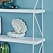 WELLAND 3-Tier Display Wall Shelf Storage Rack Wall Rack, White