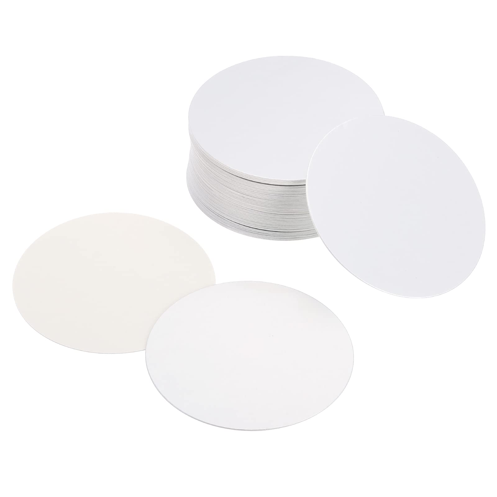 PATIKIL 70mm/2.76" Aluminum Foil Cap Liner, 150 Pack Resistant Tamper Induction Heat Sealer Sealing Liners for PET Plastic Bottle Jar Lid