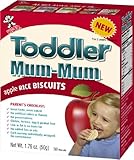 Hot-Kid Toddler Mum-Mum Rice Biscuits, 20 Pieces, Apple (Pack of 6)