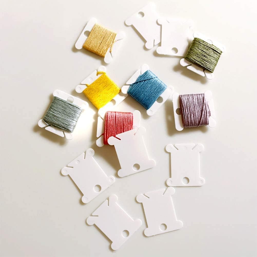 Plastic Floss Bobbins for Cross Stitch Embroidery Cotton Thread Craft