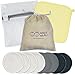 Washable Nursing Pads | Soft Bamboo Reusable Breast Pads for New Mom | ANDYmetALI Baby Shower Gift: 8 Pack + 3 Bonuses & Breastfeeding Videos | Leak-Proof, Thin