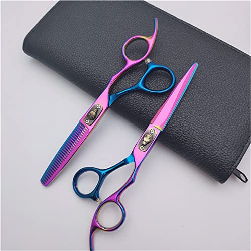 Hair Cutting Scissors Shears Kit, Professional Hair Scissors, Extremely Sharp Blades, Salon Razor Edge Scissor, 6 inch, Japanese 440C Stainless Steel, for Men Women