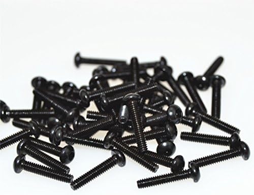 XunLiu M2X10 Grade 10.9 Alloy Steel Button Head Hex Socket Screws 50PCS