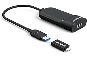 Wavlink USB 3.0 to HDMI Video Graphic Adapter for Multi Monitor up to 2048x1152 External Video Card Adapter Display Projector