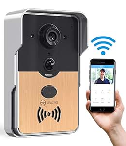 Video Doorbell, LITTLE TREE Smart Doorbell Camera 720 HD