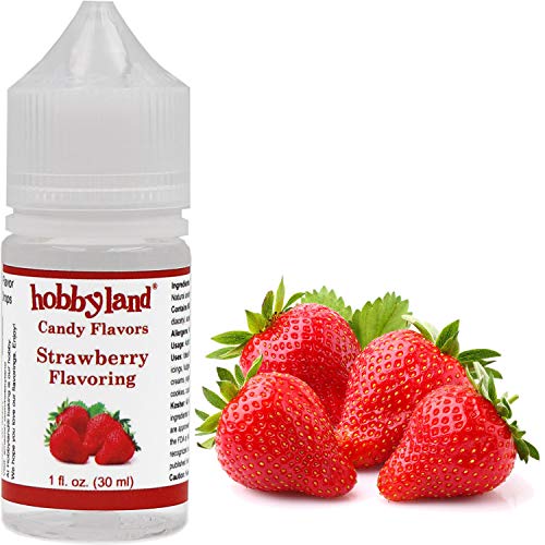 Hobbyland Candy Flavors (Strawberry Flavoring, 1 Fl Oz), Strawberry