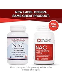 Protocolo para la vida Equilibrio – Nac n-acetyl-cysteine 1.000 mg – Soporta Glutathione...