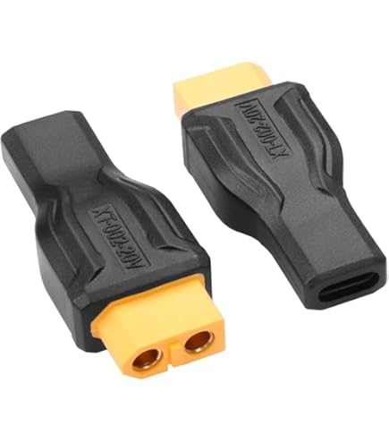 DC Plug female 5,5mm x 2,1mm naar kroonsteen - 5 stuks