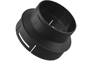 90mm to 75mm Flat Air Vent Outlet Adapter for Diesel Parking Heater – Ducting Pipe Connector Compatible with & Air Heating Sy