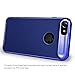 iPhone 7 Case, Orzly AirFrame for iPhone 7 – Lightweight & Slim-Fit Protective Bumper Frame & Case for iPhone 7 -Blue on Blue