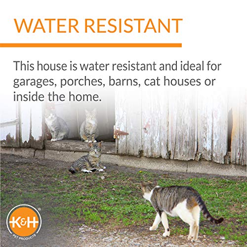 K&H Pet Products Outdoor Kitty House, Outdoor Cat House for Outside